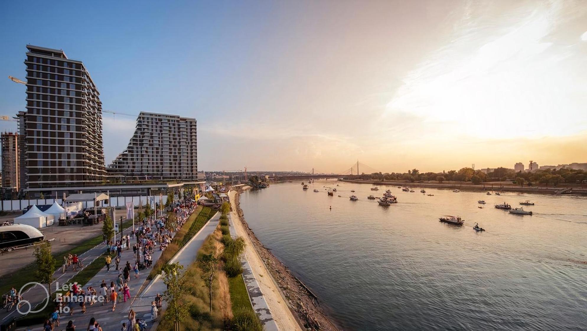 Beldorado Apartments - Belgrade Waterfront Luxury Emerald Apartment 60M2 Eksteriør billede